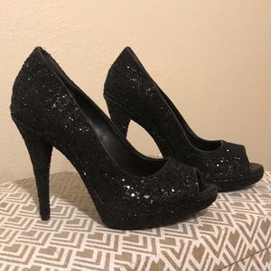Betsey Johnson Ruby pumps with glitter